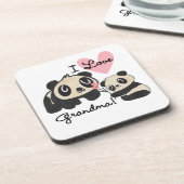 De panda draagt de Oma van de Liefde van I Onderzetter (Linkerzijde)