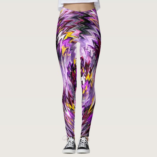 De Pansies binnen.... Leggings (Voorkant)