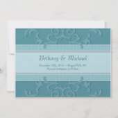 De Pantoffel van het Glas van Cinderella bewaart Save The Date (Achterkant)