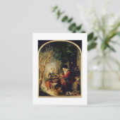 De pantserverkoper, 1650-55 (olie op het paneel) briefkaart (Staand voorkant)