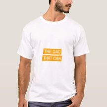 De papa die het kan - Helder oranje ontwerp