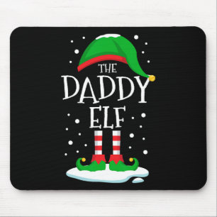 De papa Elf Kerstmis Familie Matching Xmas Papa G Muismat