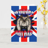 De Papa van de Kaart van vaderdag, met Britse (Gele Bloem)