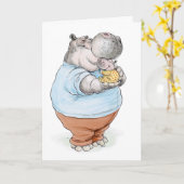 De Papa van de Omhelzing van Hippo en de Kaart van (Gele Bloem)