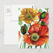 De Papavers van IJsland Briefkaart (Voorkant / Achterkant)