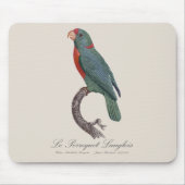 De papegaai van Langlois door Jacques Barraband Muismat (Voorkant)