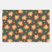 De Papier Cadeau Belles couleurs d'automne Feuille (Devant)