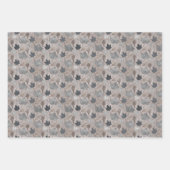 De Papier Cadeau Citrouille et Feuille automne (Devant)