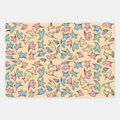 De Papier Cadeau Collection Feuille Pastel 2 (Devant 3)