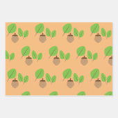 De Papier Cadeau Feuillage d'automne Feuille Temps automnal  (Devant)