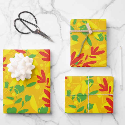 De Papier Cadeau feuille (Recto)