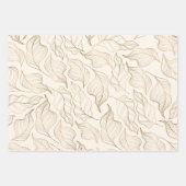 De Papier Cadeau Feuille chic or Aïd Kareem islamique (Devant)