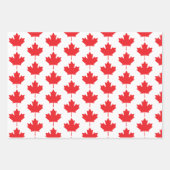 De Papier Cadeau Feuille d'érable canadienne (Devant)