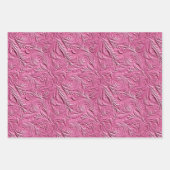 De Papier Cadeau Feuille rose (Devant 2)