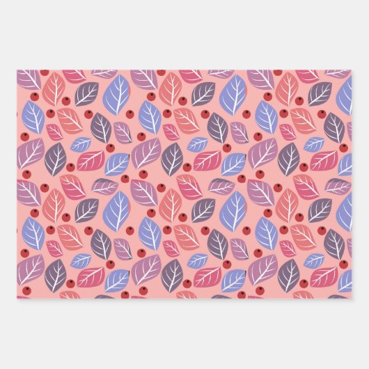 De Papier Cadeau Feuille simple (Devant 2)