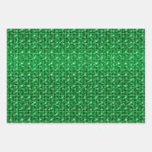 De Papier Cadeau Feuille Verte (Devant 2)