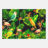 De Papier Cadeau Forêt tropicale feuille (Devant 2)