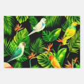 De Papier Cadeau Forêt tropicale feuille (Devant)