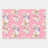 De Papier Cadeau Hippie fête d'anniversaire Peri envelopper feuille (Devant)