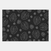 De Papier Cadeau Motif Feuille tropical (Devant)