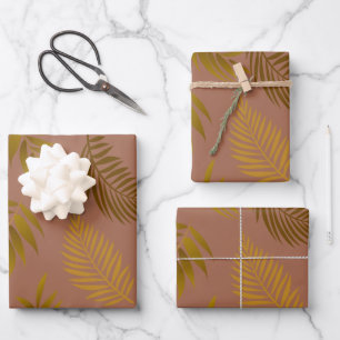 De Papier Cadeau Motif Feuille tropical 15