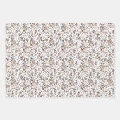 De Papier Cadeau Palette d'automne feuille Berries Trio (Devant 3)