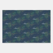 De Papier Cadeau Palmiers vert foncé motif feuille (Devant 2)