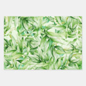 De Papier Cadeau Tropical Summer Palm Feuille Motif (Devant)