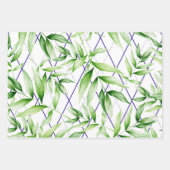 De Papier Cadeau Tropical Summer Palm Feuille Motif (Devant)