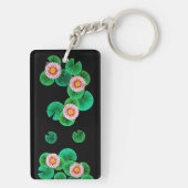 De papieren Koi Pond Sleutelhanger (achterkant)