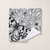 De papiermijttuin bad handdoek (Wasdoekje)