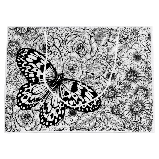 De papiermijttuin groot cadeauzakje (Voorkant)