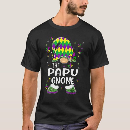 De Papu Gnome Mardi Gras Festival Parade T-shirt (Voorkant)