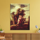 De parabel van de barmhartige Samaritaan Canvas Afdruk (Insitu (Woonkamer))