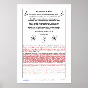 De parabel van de Sower Poster