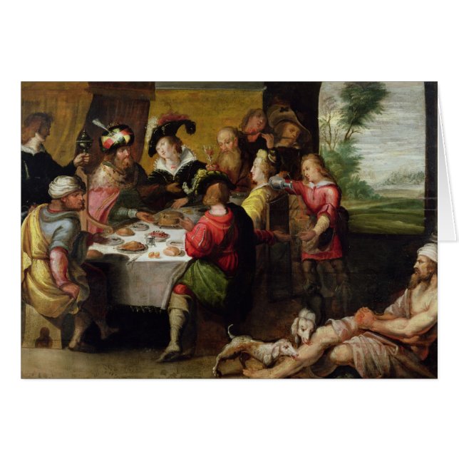 De parabel van het rijke Man en Lazarus (Voorkant Horizontaal)