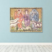 De Parable of the Good Shepherd Canvas Afdruk (Insitu (Houten vloer))