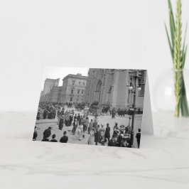 De Parade van Pasen Feestdagen Kaart