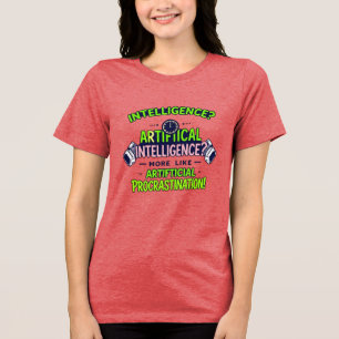 De paradox van AI Tri-Blend Shirt