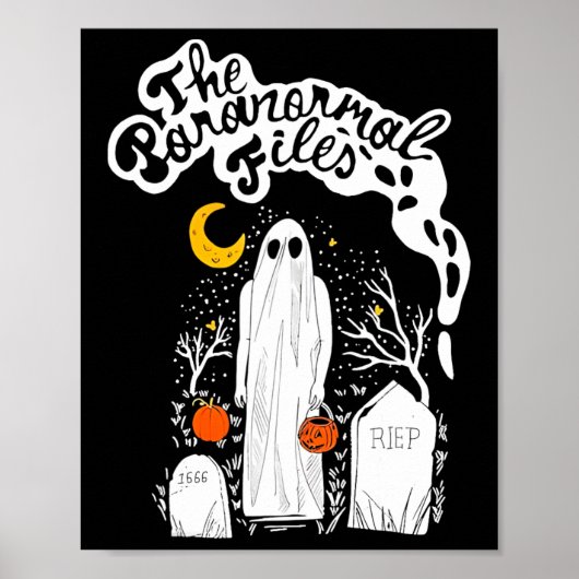 De paranormale begraafplaats Ghost Poster (Voorkant)