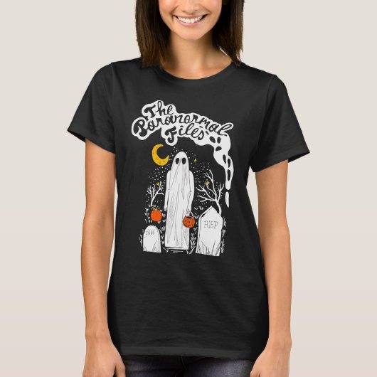 De paranormale begraafplaats Ghost T-shirt (Voorkant)