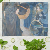 De paraplu's van Pierre-Auguste Renoir (1881-86) Theedoek (Gevouwen)