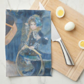 De paraplu's van Pierre-Auguste Renoir (1881-86) Theedoek (Quarter Fold)