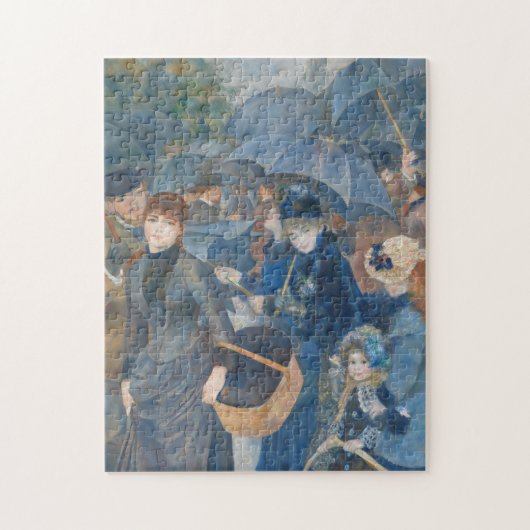 De paraplu's van Renoir Legpuzzel (Verticaal)