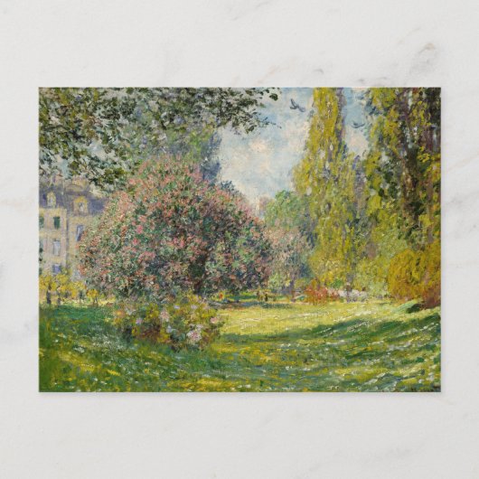 De Parc Monceau - Claude Monet Briefkaart (Voorkant)