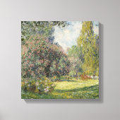 De Parc Monceau - Claude Monet Canvas Afdruk (Voorkant)