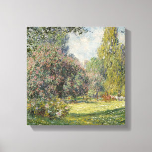De Parc Monceau - Claude Monet Canvas Afdruk