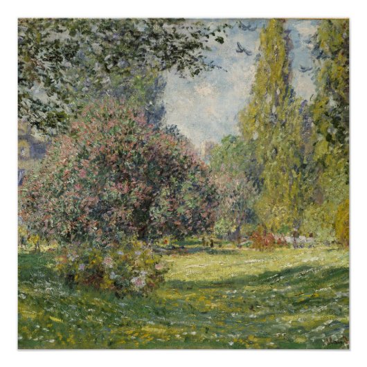 De Parc Monceau - Claude Monet Perfect Poster (Voorkant)