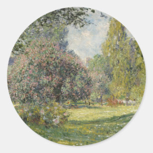 De Parc Monceau - Claude Monet Ronde Sticker