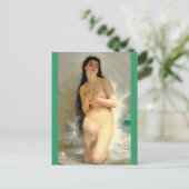 De parel van Bouguereau Briefkaart (Staand voorkant)